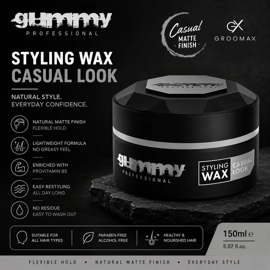 Gummy Styling Wax – Casual Look