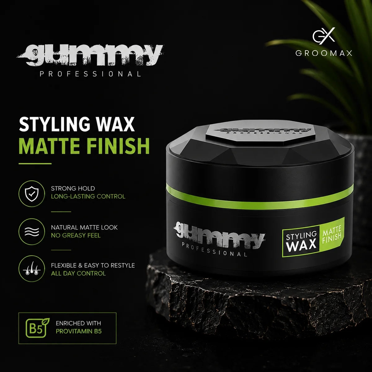 Gummy Styling Wax – Matte Finish –   150   ml