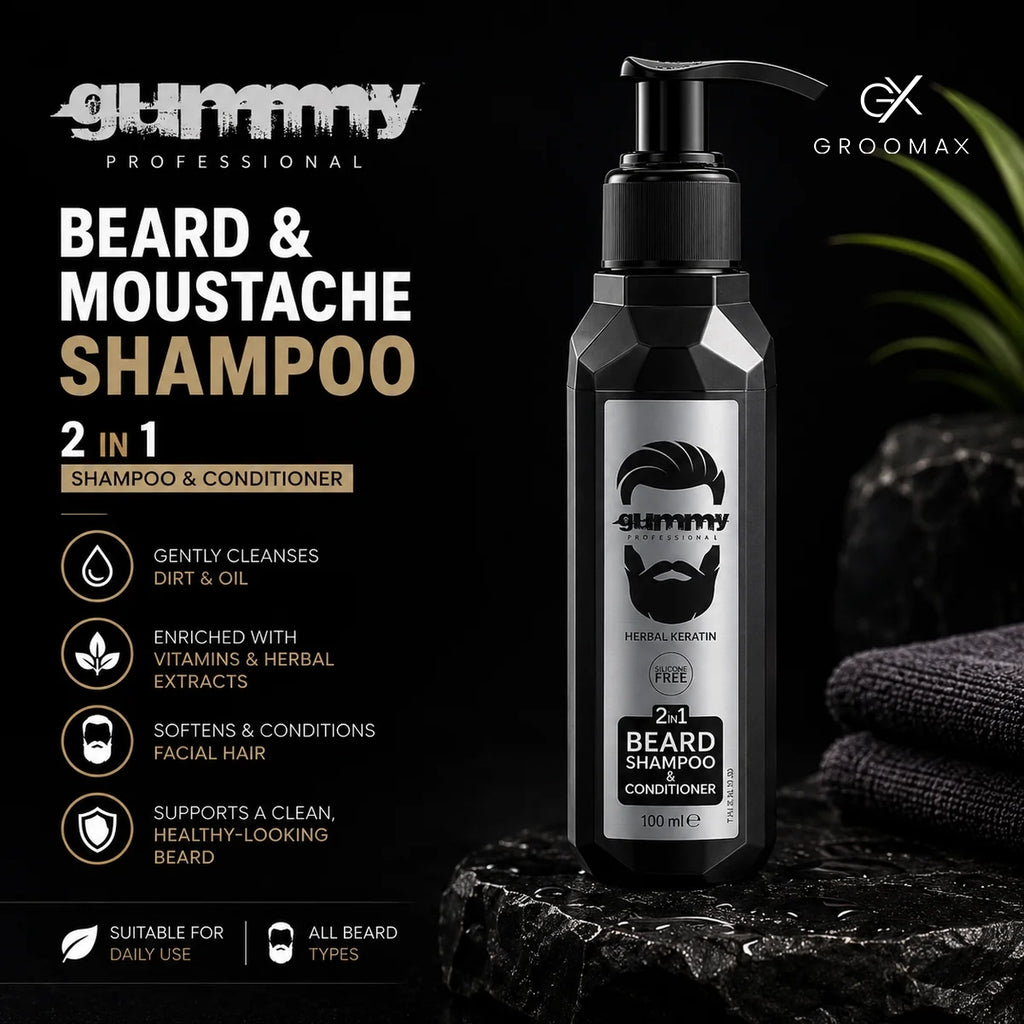 Gummy 2-in-1 Beard Shampoo & Conditioner –   1000   ml
