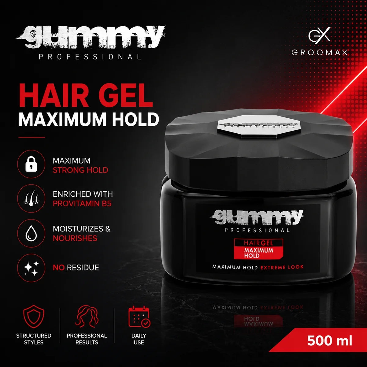 Gummy Hair Gel – Maximum Hold