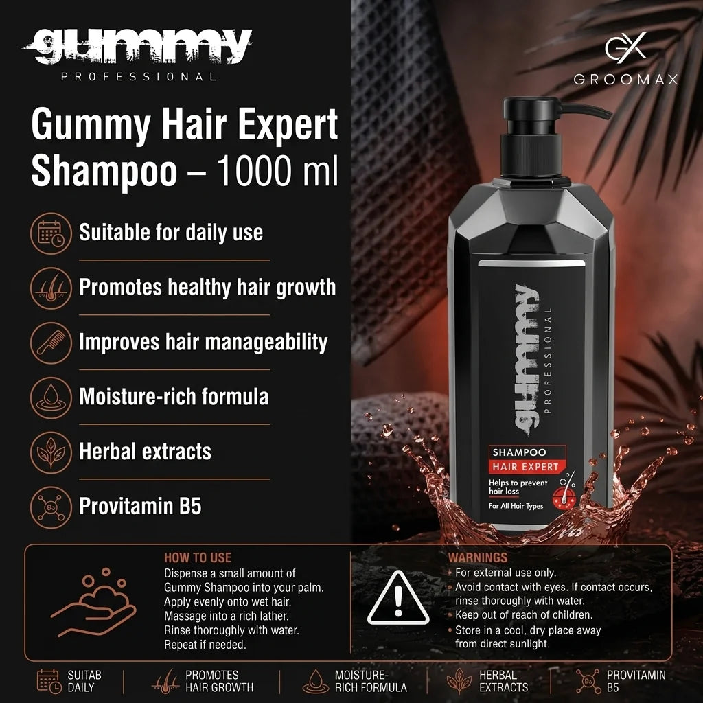 Gummy Hair Expert Shampoo –   1000 ml