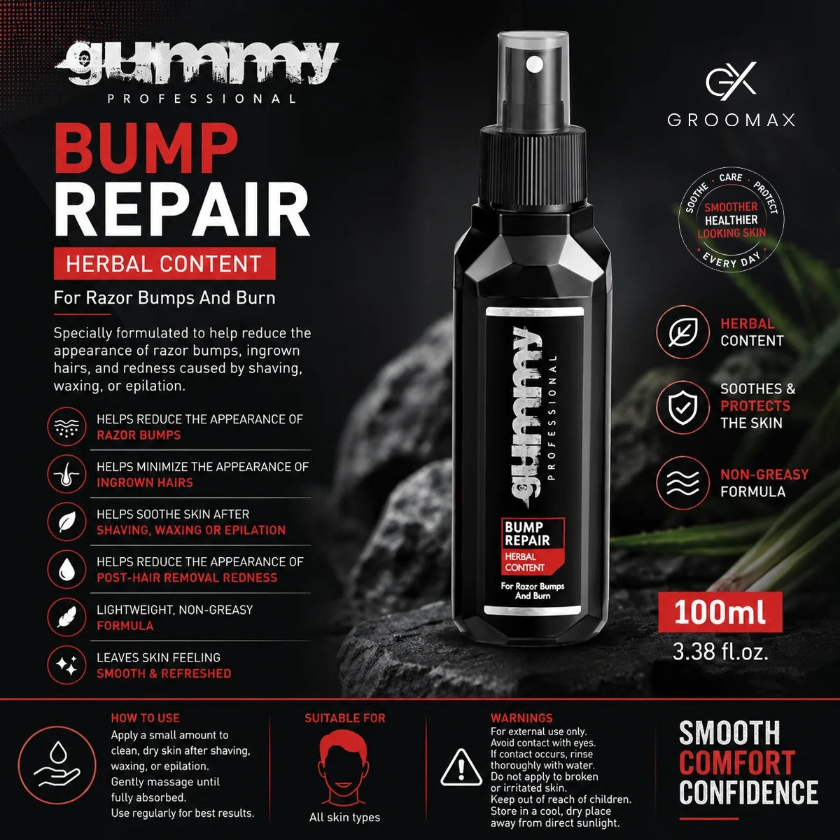 Gummy Bump Repair Shaving Gel –   100   ml