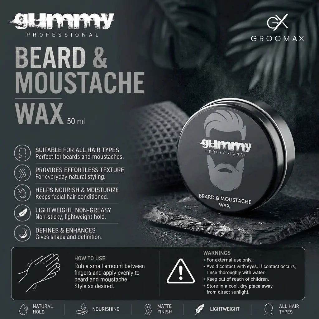 Gummy Beard & Moustache Wax –   50   ml