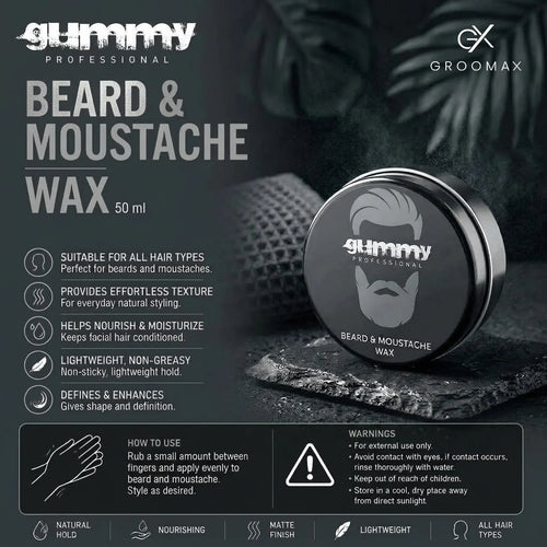 Gummy Beard & Moustache Wax –   50   ml