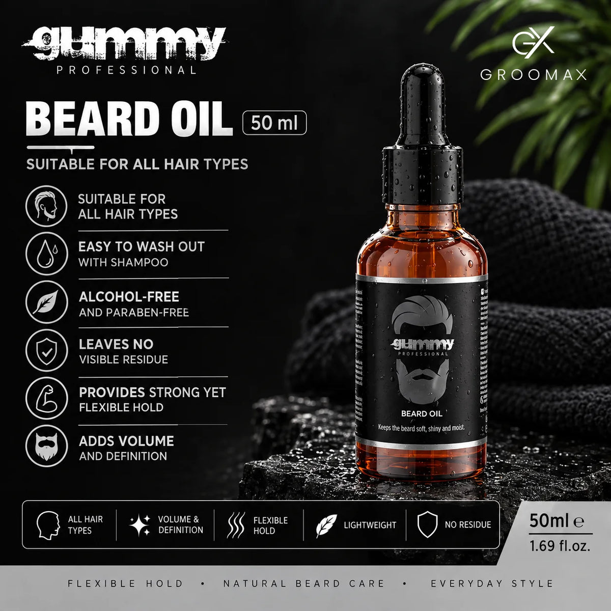 Gummy Beard Oil –   50   ml