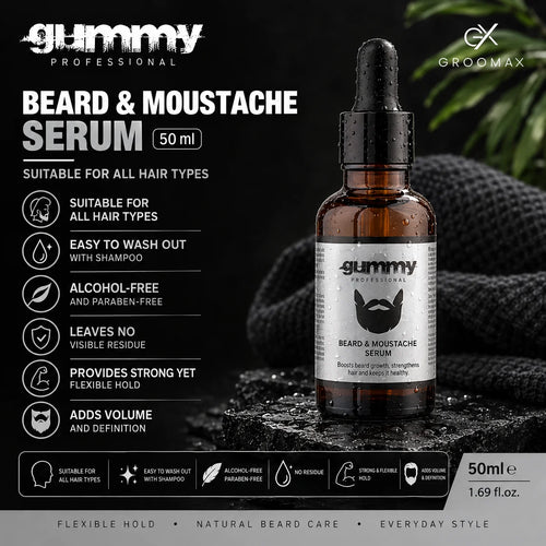 Gummy Beard & Moustache Serum –   50   ml
